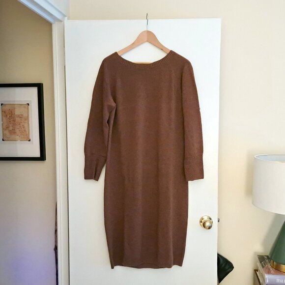 CELTIC & CO Slouch Dress, caramel colour, sz M - Picture 2 of 6